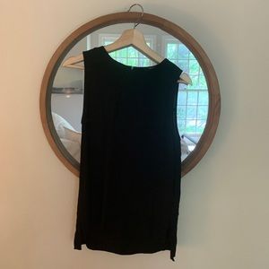 Silk black blouse madewell